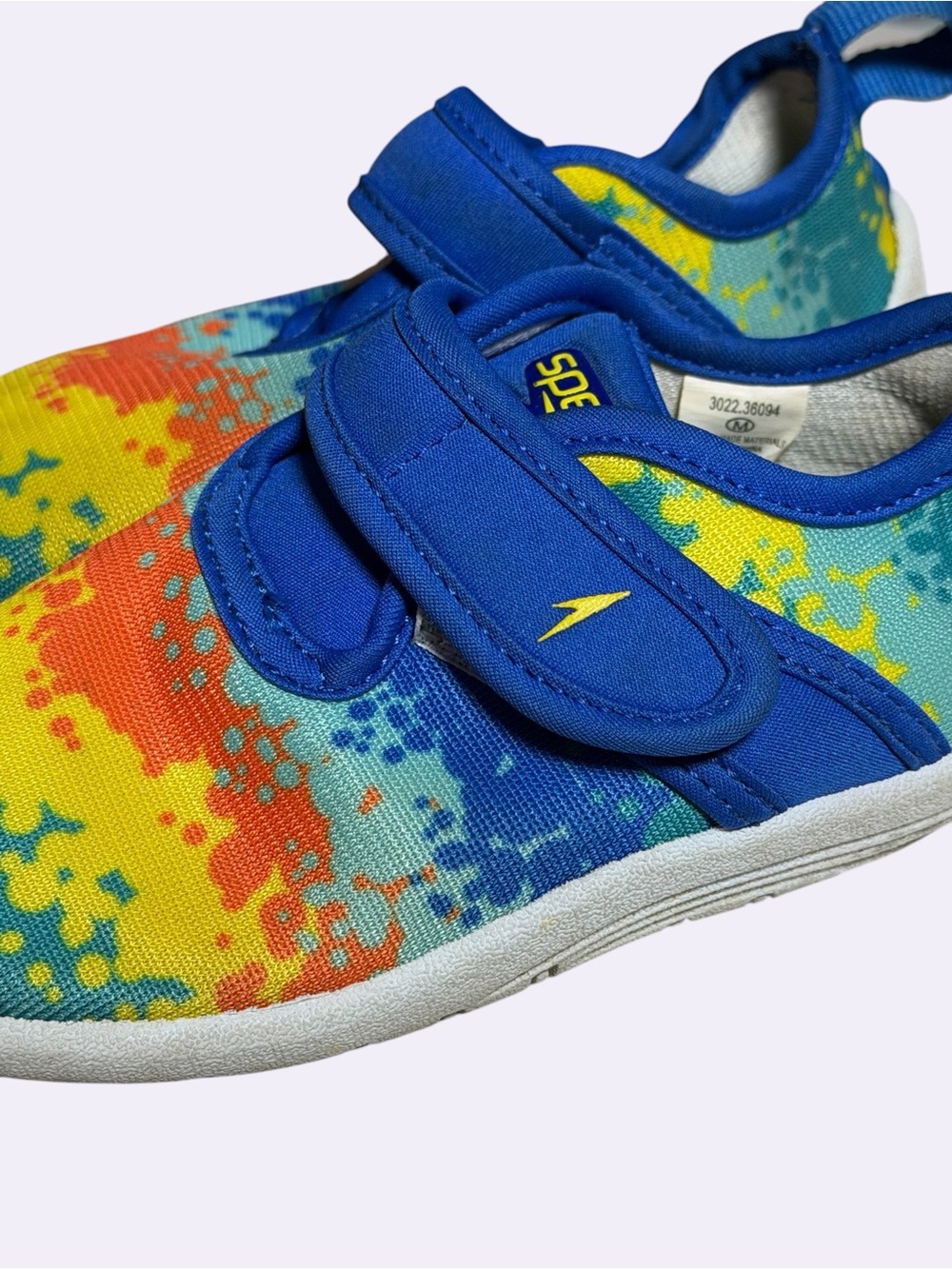 Toddler 8/9 M Speedo Kids' Blue Multicolor Water Shoes